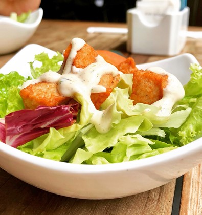 Classic Chicken and Caesar Salad