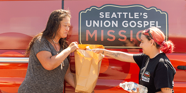 Homeless woman search + rescue